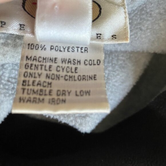 Talbots Petites 3 Button Front Black Fleece Jacket Coat Small - Picture 11 of 11